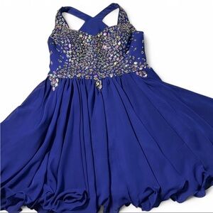 Charming Royal Blue Prom/Homecoming Dress with Sparkling Details